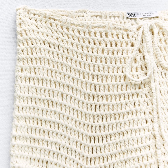 NEW!!!! 🆕 | Zara | 100% cotton  Crochet Pants - Picture 6 of 10